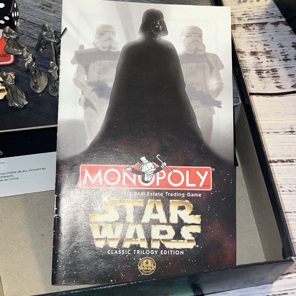 MONOPOLY STAR WARS‎ CLASSIC TRILOGY EDITION - 1997- 100% COMPLETE - GOOD COND - Picture 9 of 12
